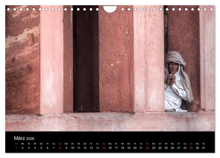 Produktbild: Indiens Gesichter (Wandkalender 2026 DIN A4 quer), CALVENDO Monatskalender