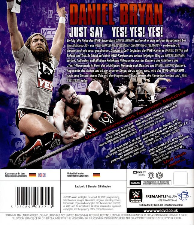 Produktbild: Daniel Bryan - Just Say Yes! Yes! Yes! [2 BRs]