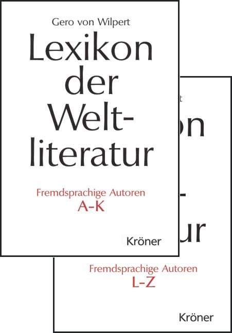 Produktbild: Lexikon der Weltliteratur - Fremdsprachige Autoren