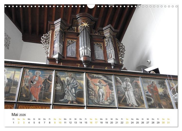 Produktbild: Fantastische Welt der Orgeln (Wandkalender 2026 DIN A3 quer), CALVENDO Monatskalender