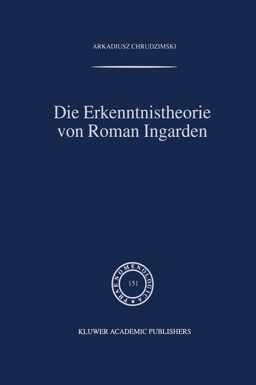 Produktbild: Die Erkenntnistheorie von Roman Ingarden