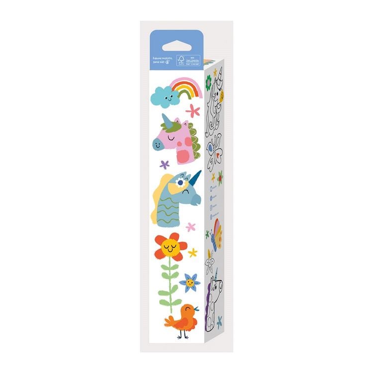 Produktbild: HAKUYOKA Wachsmalkreiden-Set Einhorn