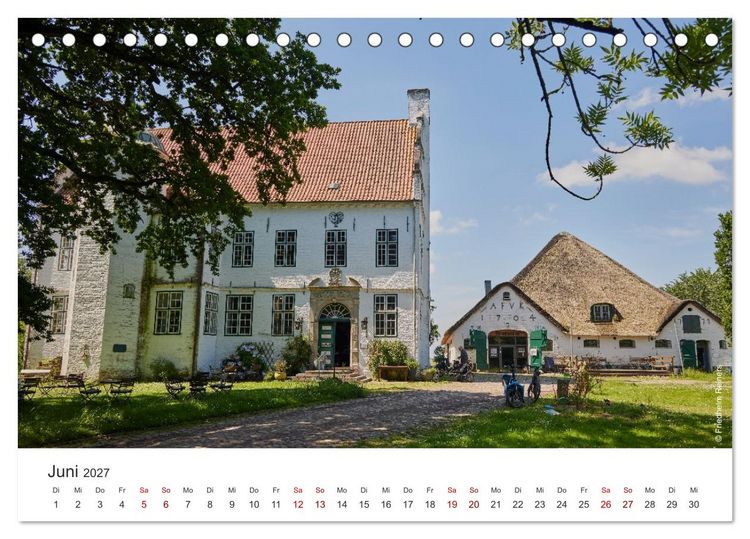 Produktbild: Halbinsel Eiderstedt - Momente der Natur (Tischkalender 2027 DIN A5 quer), CALVENDO Monatskalender