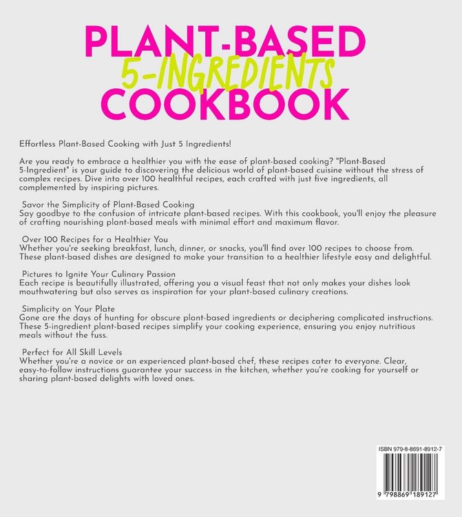 Produktbild: 5-Ingredient Plant-Based Cookbook