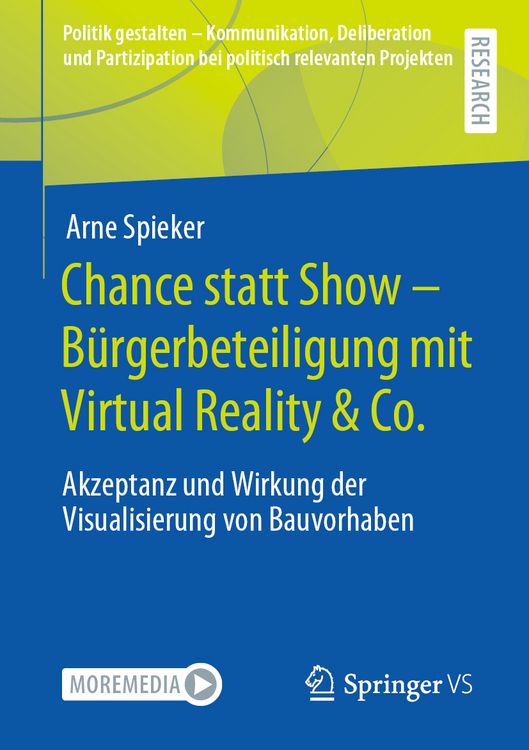 Produktbild: Chance statt Show &ndash; B&uuml;rgerbeteiligung mit Virtual Reality & Co.