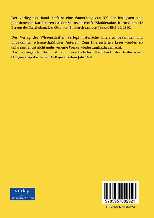 Produktbild: Bismarck-Album des Kladderadatsch