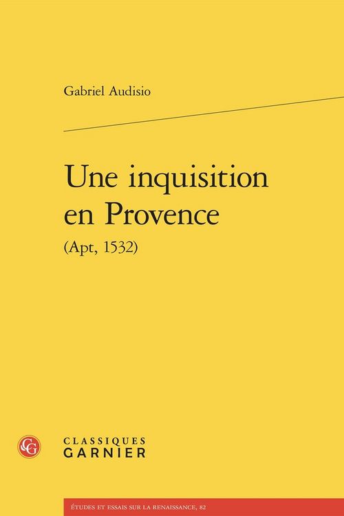 Produktbild: Une inquisition en Provence : Apt, 1532