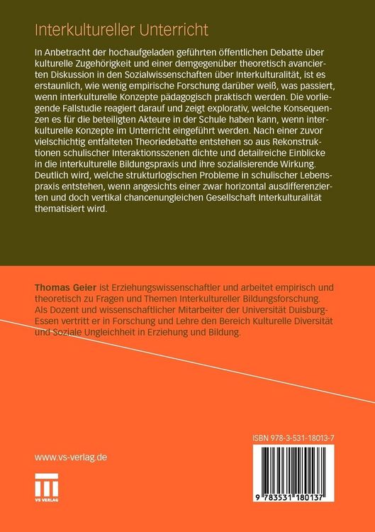 Produktbild: Interkultureller Unterricht