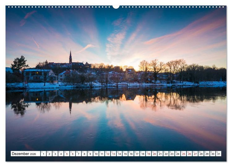 Produktbild: Halle-Saale - Meine Stadt im Spiegel (hochwertiger Premium Wandkalender 2026 DIN A2 quer), Kunstdruck in Hochglanz