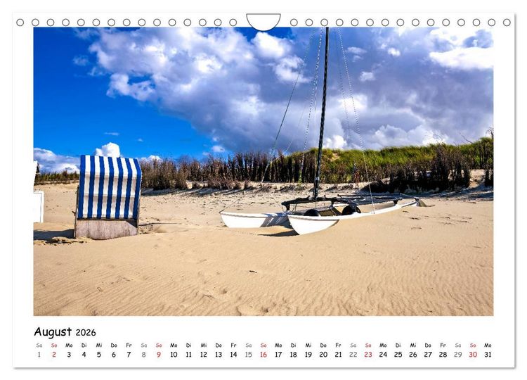 Produktbild: Norderney. Meine ostfriesische Insel (Wandkalender 2026 DIN A4 quer), CALVENDO Monatskalender