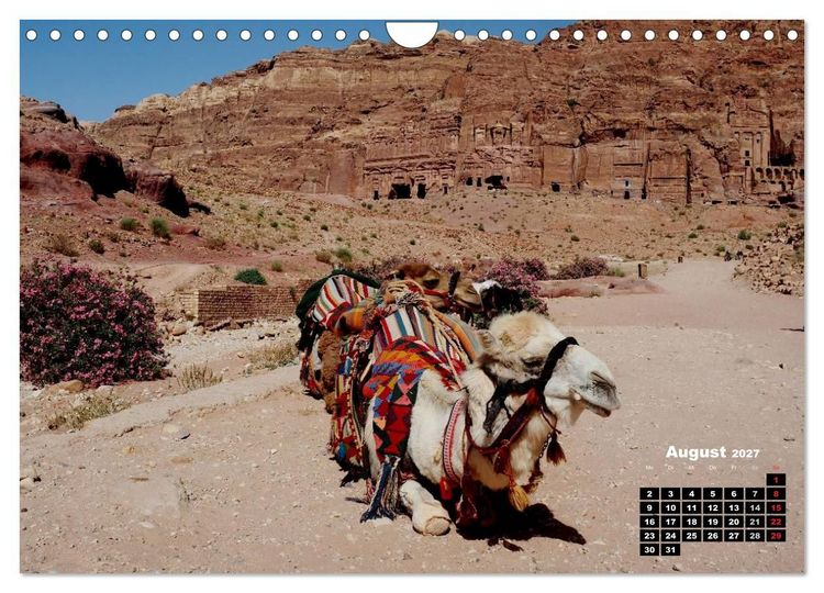 Produktbild: Petra - Felsenstadt in der W&uuml;ste (Wandkalender 2027 DIN A4 quer), CALVENDO Monatskalender