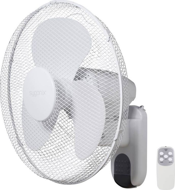Produktbild: Sygonix Wandventilator 45W (&Oslash; x H) 430mm x 480mm Wei&szlig;