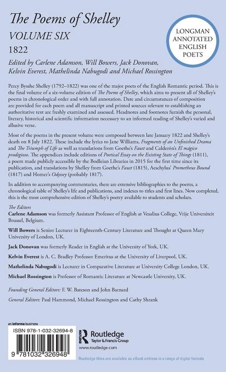 Produktbild: The Poems of Shelley