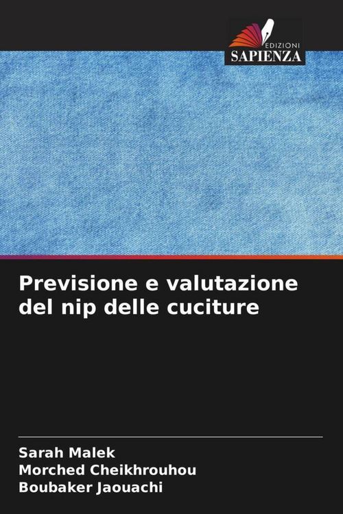 Produktbild: Previsione e valutazione del nip delle cuciture