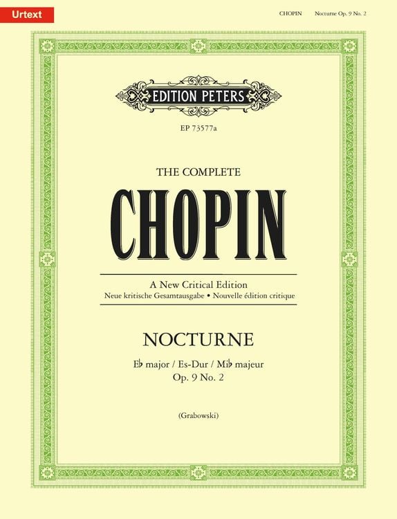 Produktbild: Nocturne Es-Dur op. 9 Nr. 2 (mit Varianten)