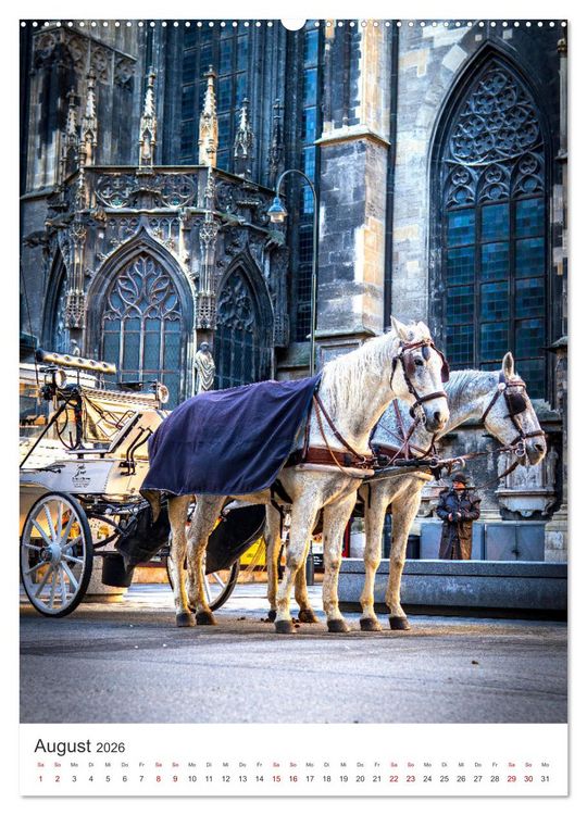 Produktbild: Ach du sch&ouml;nes Wien (hochwertiger Premium Wandkalender 2026 DIN A2 hoch), Kunstdruck in Hochglanz
