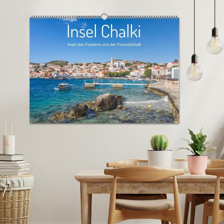Produktbild: Insel Chalki (Wandkalender 2027 DIN A2 quer), CALVENDO Monatskalender