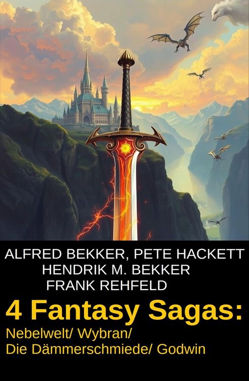 Produktbild: 4 Fantasy Sagas: Nebelwelt/ Wybran/ Die D&auml;mmerschmiede/ Godwin