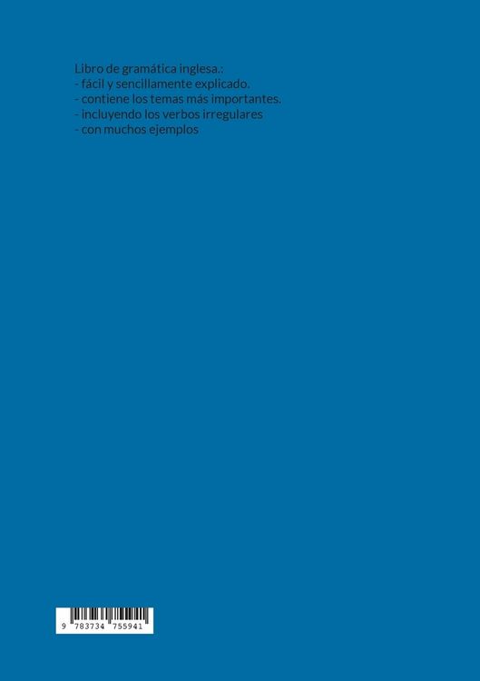 Produktbild: Libro der gram&aacute;tica inglesa para principiantes y avanzados.