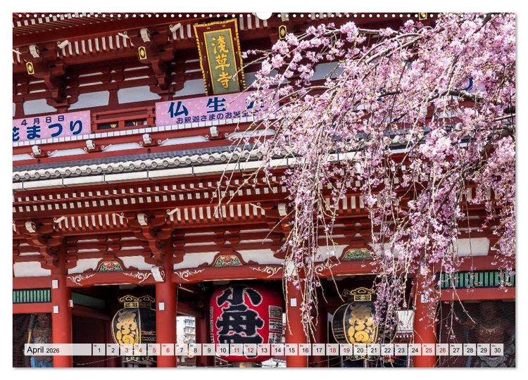 Produktbild: Tokio - Das Herz Japans (hochwertiger Premium Wandkalender 2026 DIN A2 quer), Kunstdruck in Hochglanz