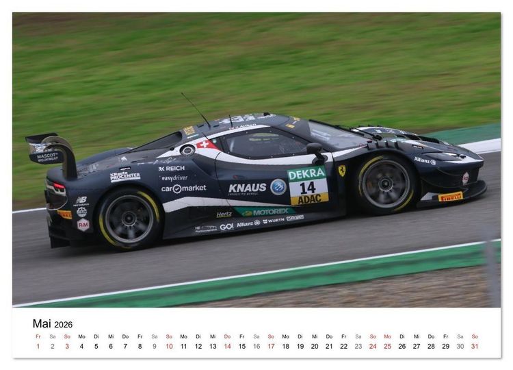Produktbild: Deutsche Tourenwagen (Wandkalender 2026 DIN A4 quer), CALVENDO Monatskalender