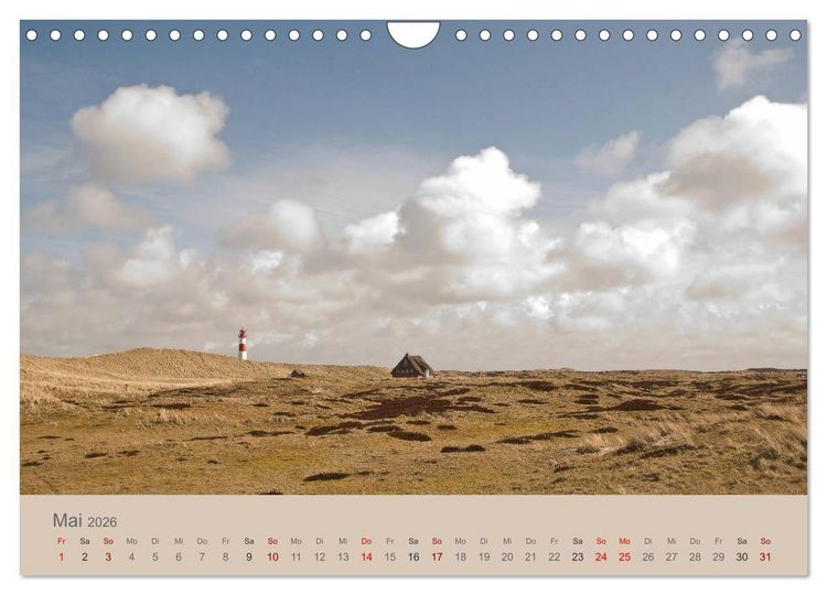 Produktbild: Sylt-Momente (Wandkalender 2026 DIN A4 quer), CALVENDO Monatskalender