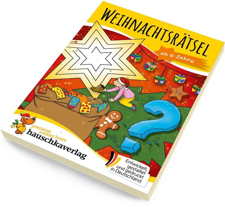 Produktbild: Weihnachtsr&auml;tsel &ndash; R&auml;tselblock ab 6 Jahre