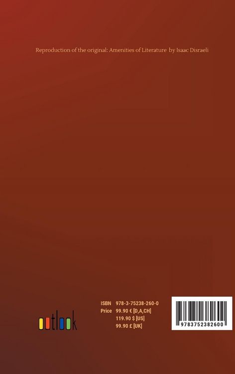Produktbild: Amenities of Literature