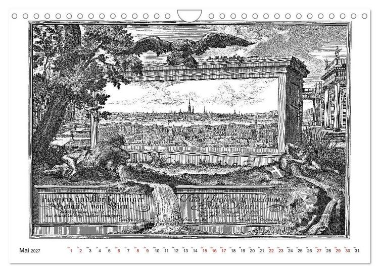 Produktbild: TU FELIX AUSTRIA - Wien in alten Ansichten (Wandkalender 2027 DIN A4 quer), CALVENDO Monatskalender