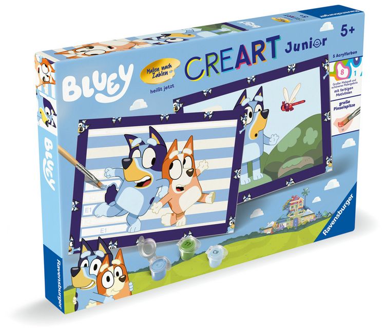 Produktbild: CreArt, Malen nach Zahlen Junior - Bluey