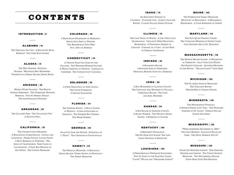 Produktbild: 50 States of Murder