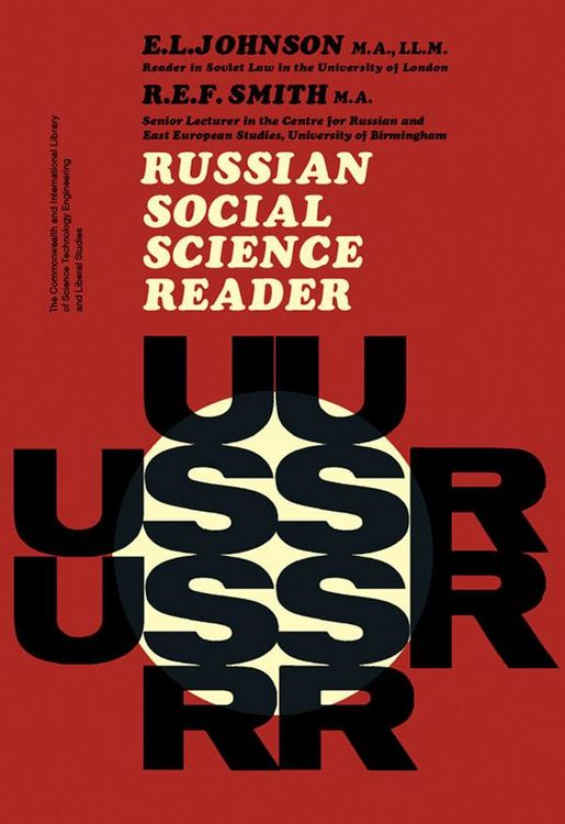 Produktbild: Russian Social Science Reader