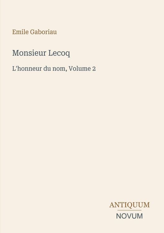 Produktbild: Monsieur Lecoq