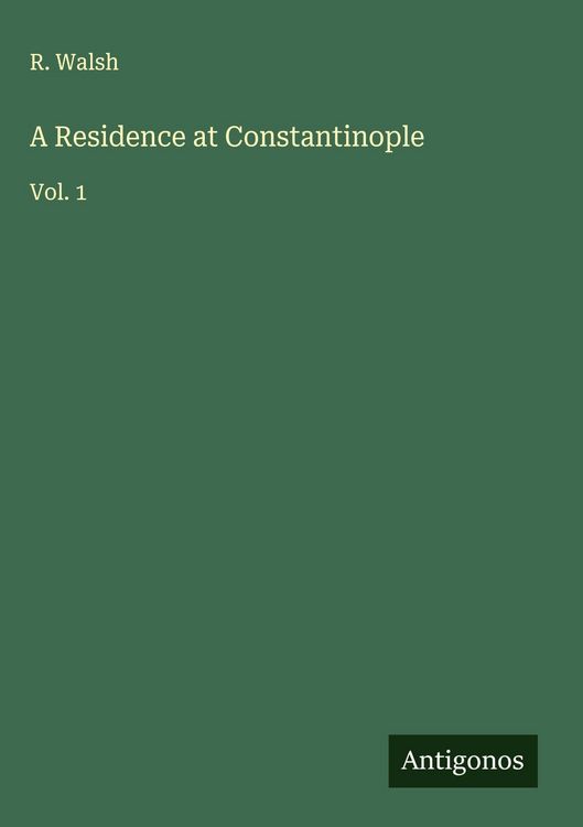 Produktbild: A Residence at Constantinople