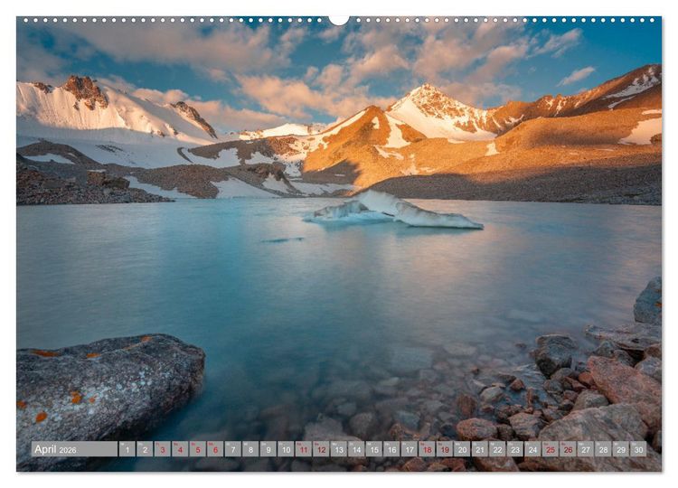 Produktbild: Kirgistan Bergparadies in Zentralasien (Wandkalender 2026 DIN A2 quer), CALVENDO Monatskalender