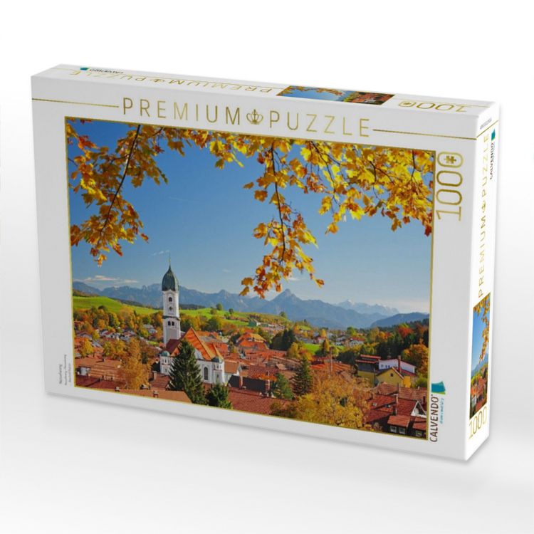 Produktbild: CALVENDO Puzzle Nesselwang | 1000 Teile Lege-Gr&ouml;&szlig;e 64x48cm Foto-Puzzle f&uuml;r gl&uuml;ckliche Stunden