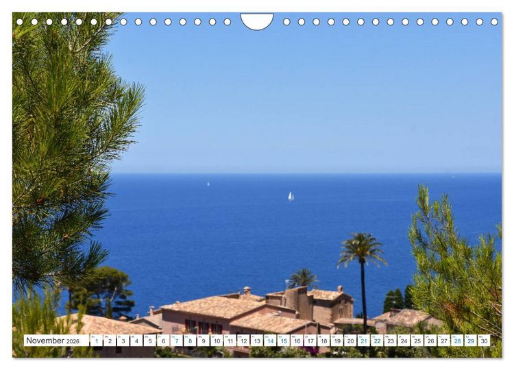 Produktbild: Mallorca - Azurblaues Mittelmeer zum Tr&auml;umen (Wandkalender 2026 DIN A4 quer), CALVENDO Monatskalender