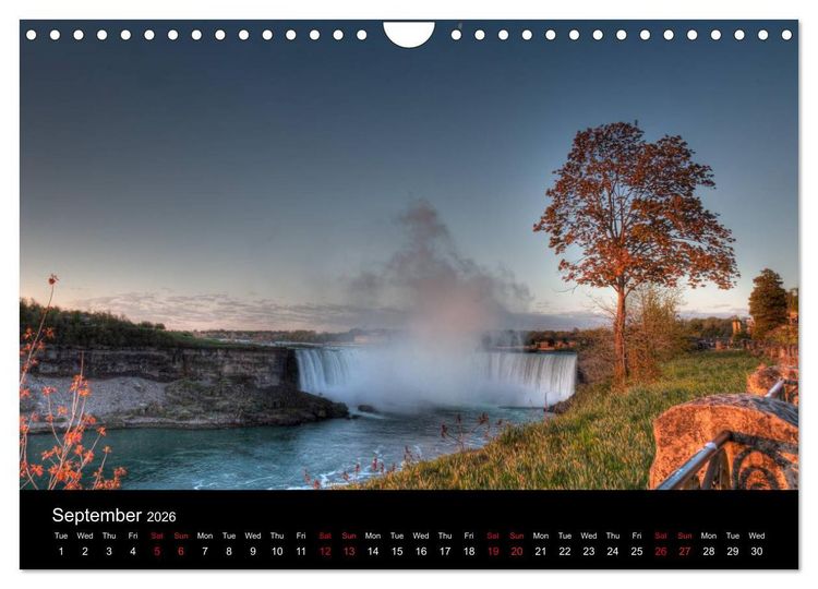 Produktbild: Niagara Falls 2026 (Wall Calendar 2026 DIN A4 landscape), CALVENDO 12 Month Wall Calendar