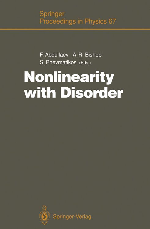 Produktbild: Nonlinearity with Disorder