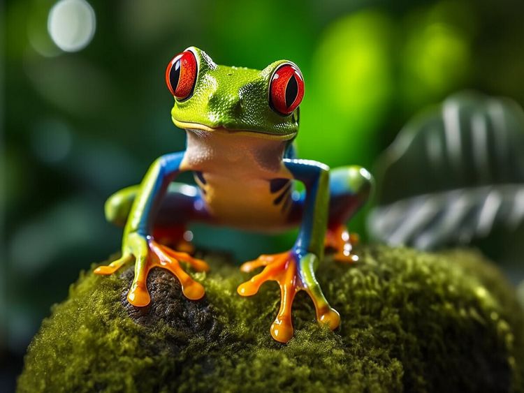 Produktbild: CALVENDO Puzzle Rotaugenlaubfrosch | 1000 Teile Lege-Gr&ouml;&szlig;e 64x48cm Foto-Puzzle f&uuml;r gl&uuml;ckliche Stunden
