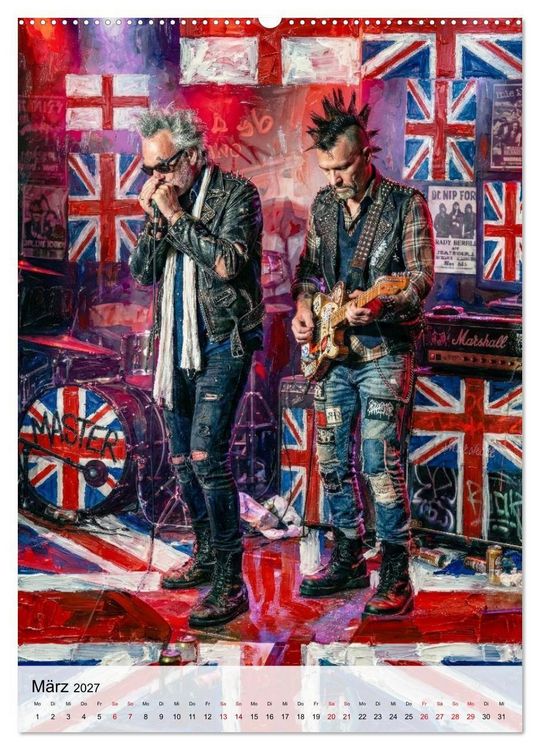 Produktbild: Punk 76 (Wandkalender 2027 DIN A2 hoch), CALVENDO Monatskalender