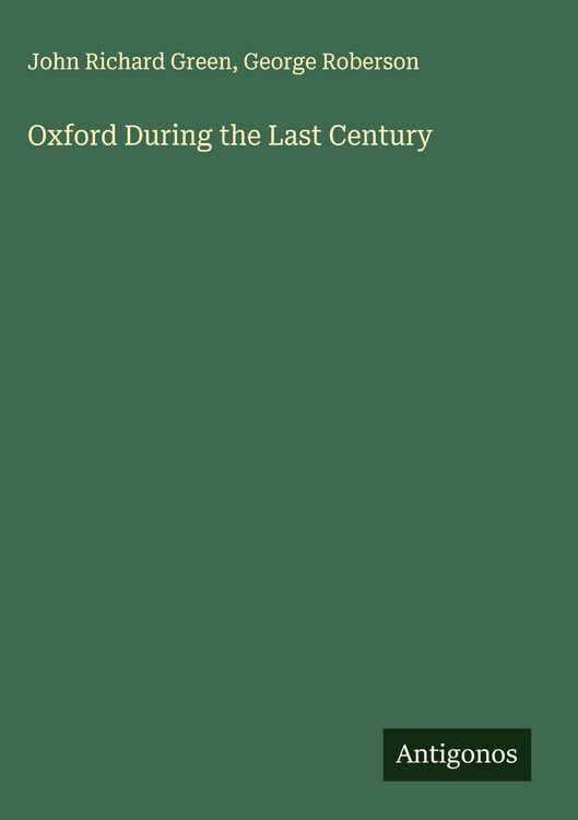 Produktbild: Oxford During the Last Century