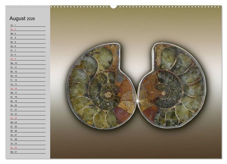 Produktbild: Minerale. Kristalle und Edelsteine (Wandkalender 2026 DIN A2 quer), CALVENDO Monatskalender