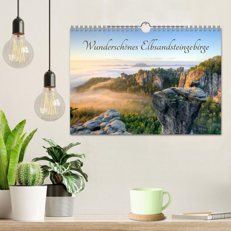 Produktbild: Wundersch&ouml;nes Elbsandsteingebirge (Wandkalender 2026 DIN A4 quer), CALVENDO Monatskalender