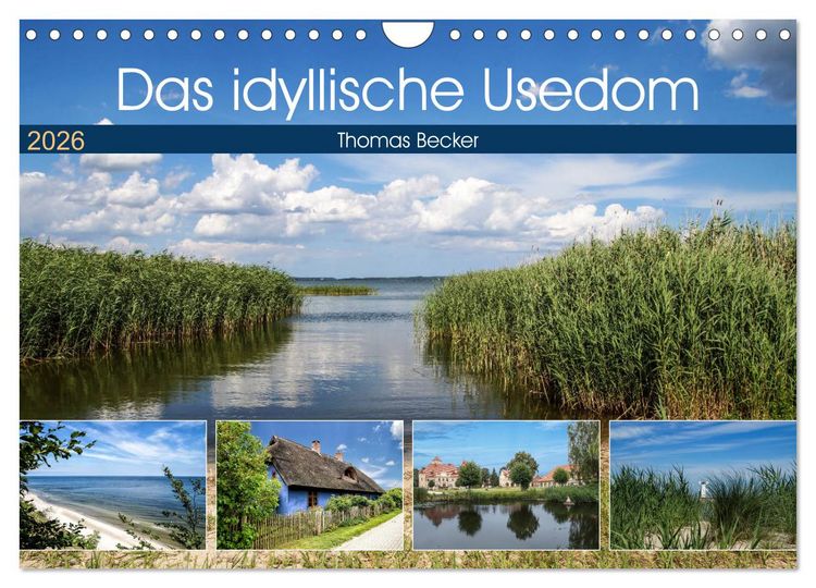 Produktbild: Das idyllische Usedom (Wandkalender 2026 DIN A4 quer), CALVENDO Monatskalender