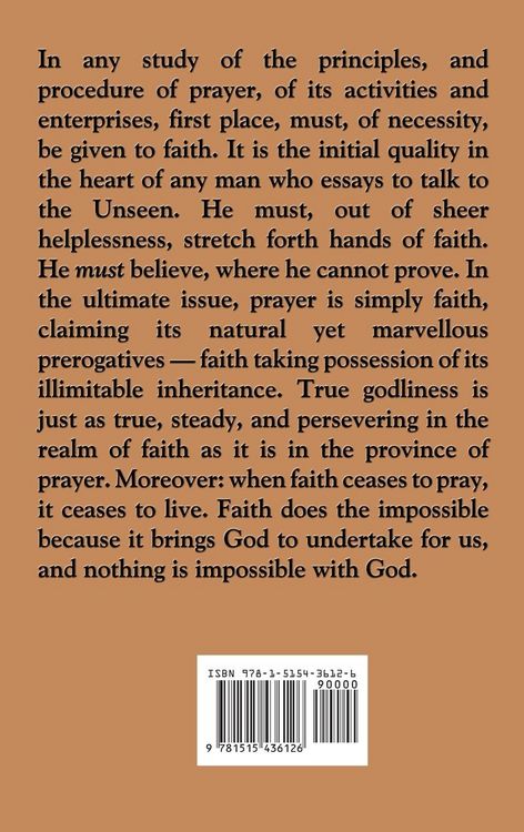 Produktbild: The Necessity of Prayer