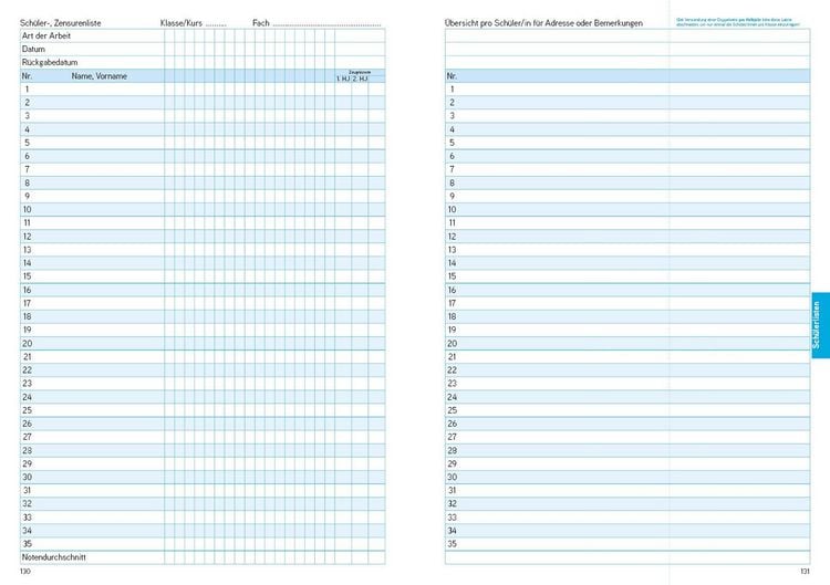 Produktbild: Lehrerkalender - Planer f&uuml;r Lehrerinnen und Lehrer 2026/27