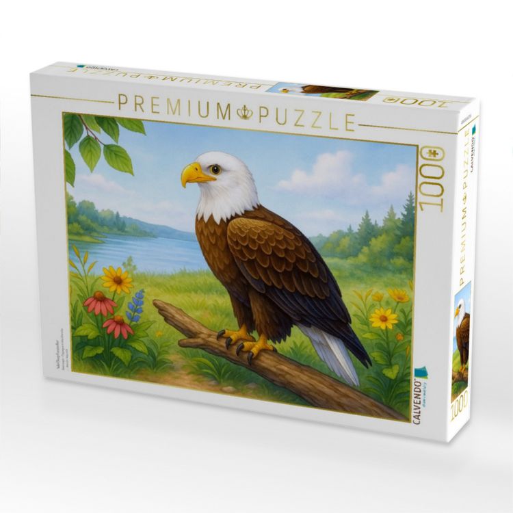 Produktbild: CALVENDO Puzzle Wei&szlig;kopfseeadler | 1000 Teile Lege-Gr&ouml;&szlig;e 64x48cm Foto-Puzzle f&uuml;r gl&uuml;ckliche Stunden