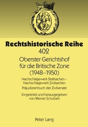 Produktbild: Oberster Gerichtshof f&uuml;r die Britische Zone (1948-1950)