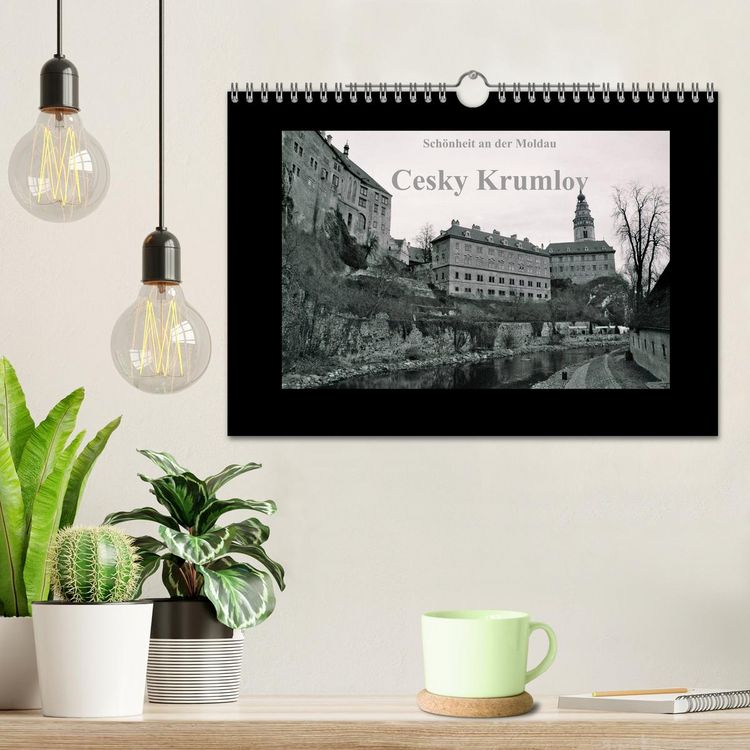 Produktbild: Sch&ouml;nheit an der Moldau - Cesky Krumlov (Wandkalender 2026 DIN A4 quer), CALVENDO Monatskalender